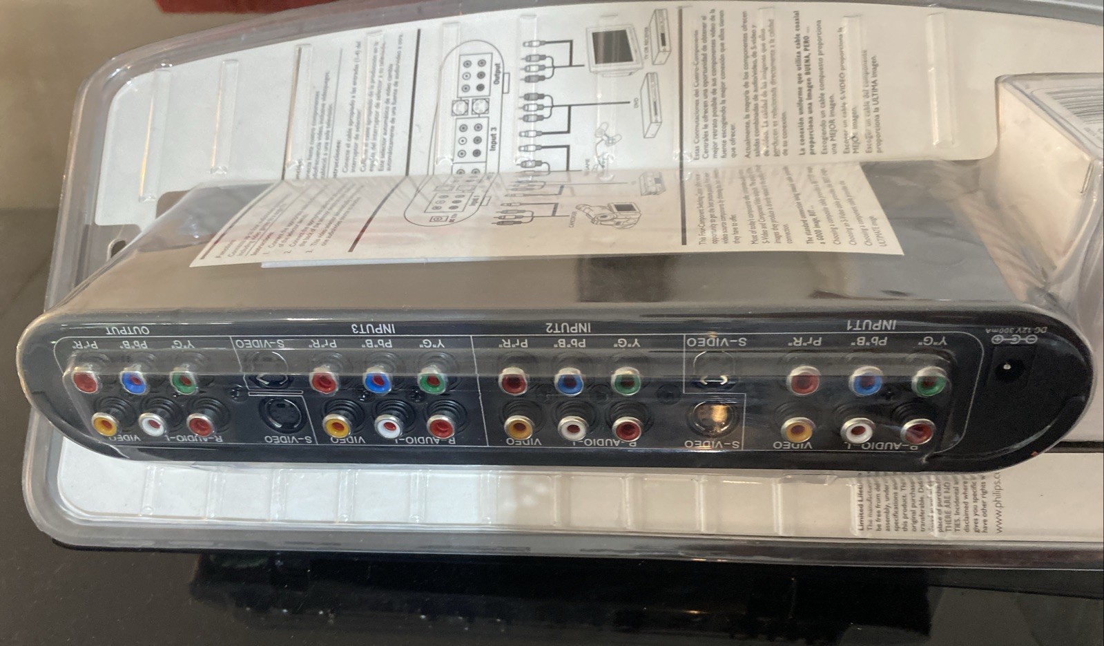 Philips 4 Way HD High Definition Automatic Component A/V Switcher PH61150