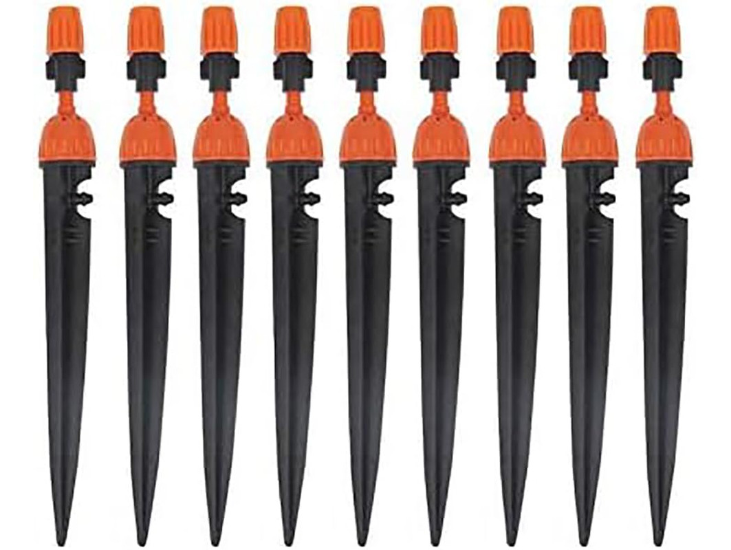 Micro Spray Adjustable 360 Degree Water Flow Drippers for Drip System Pack of 25