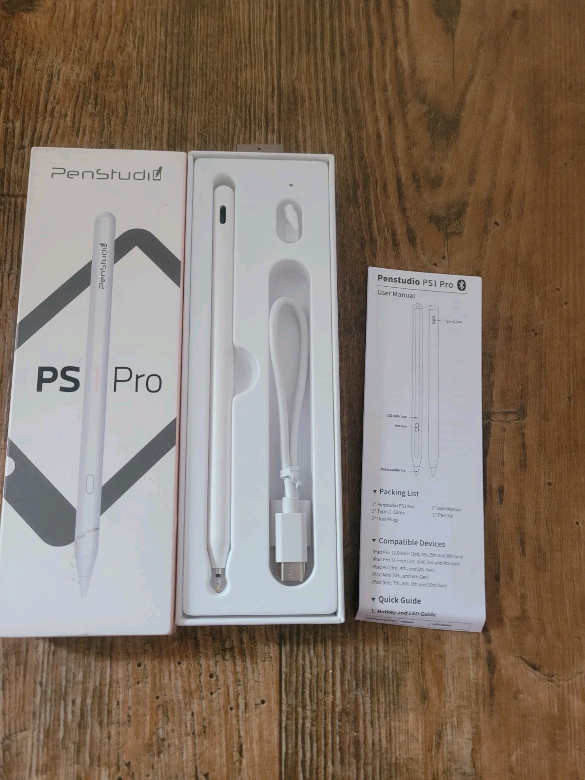 Pen Studio Ps1 Pro Pen For Tablets/Ipads New