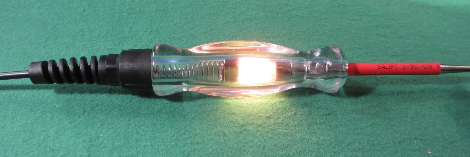 New 12V-15V Automotive Test Light Filament 125mA Bulb & Pomona Silicone Cable
