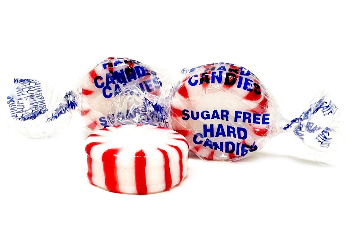SweetGourmet Sugar-Free Peppermint Starlight Mints Hard Candy | 1 Pound