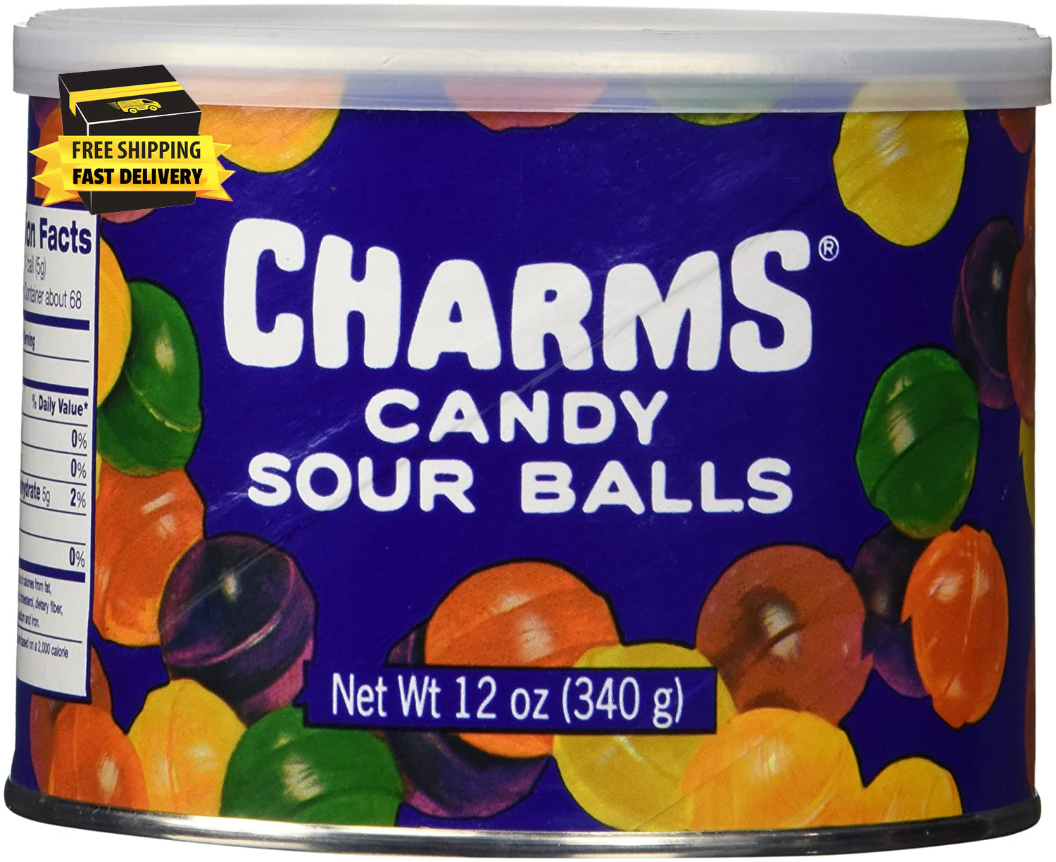 ® Sour Balls Hard Candy Tin - 12 Oz Can ⭐️⭐️⭐️⭐️⭐️