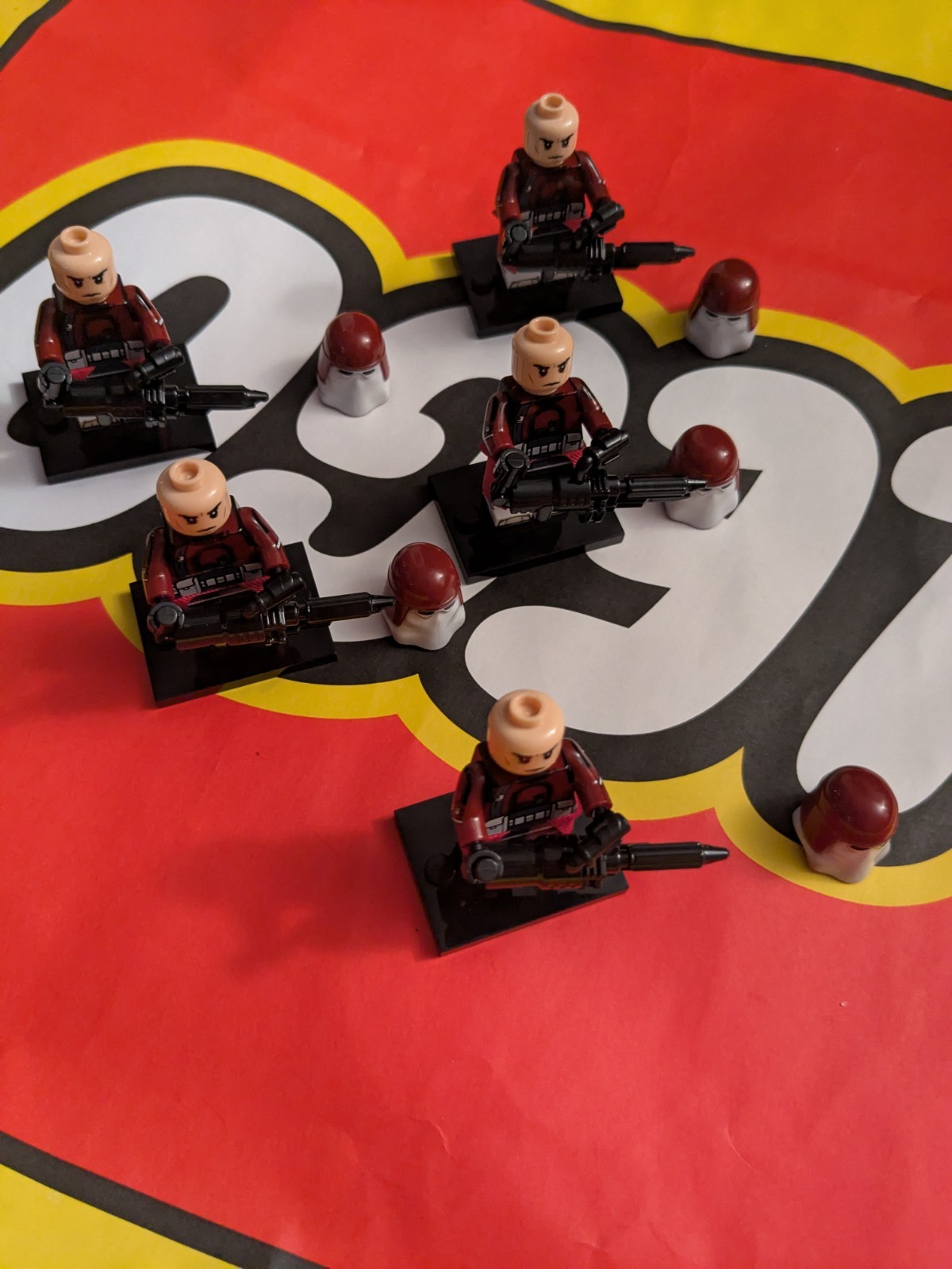 Quantity 5x Custom Lego Galactic Marine Clone Trooper 21st Nova Corps.