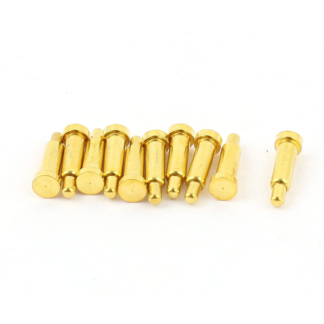 10 Pcs Spherical Tipped Spring Loaded Probes Testing Pins