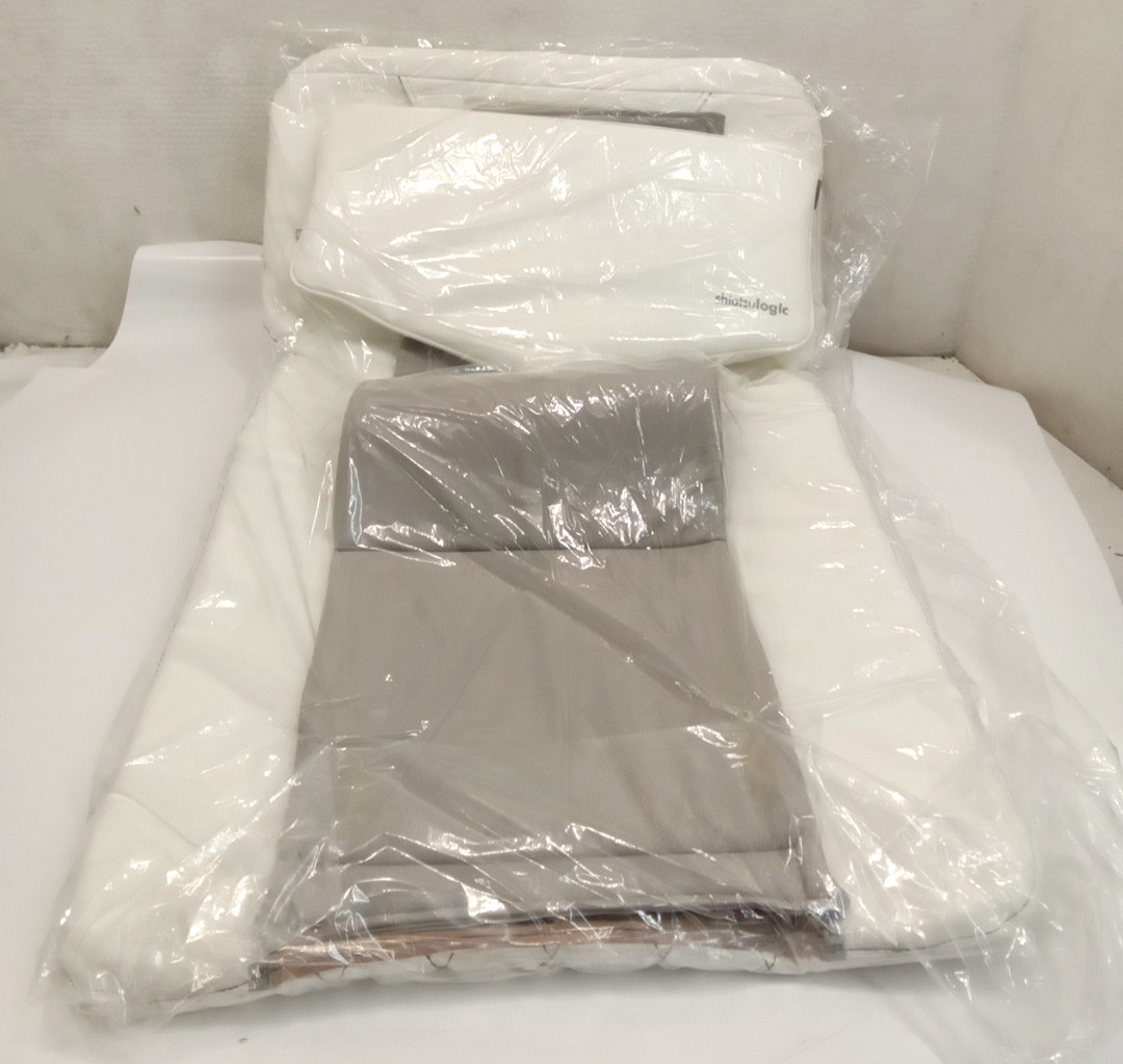 AYC Group Shiatsulogic Pedicure Massage Chair Cushion & Cover Set Tufted White