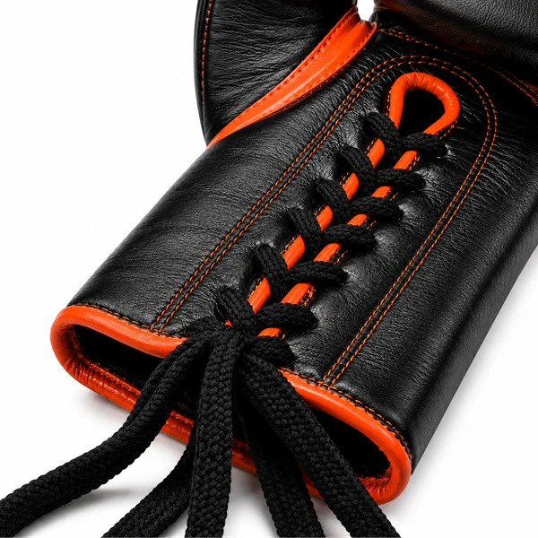 Pro Corner Boxing Leather Lace Up Gloves