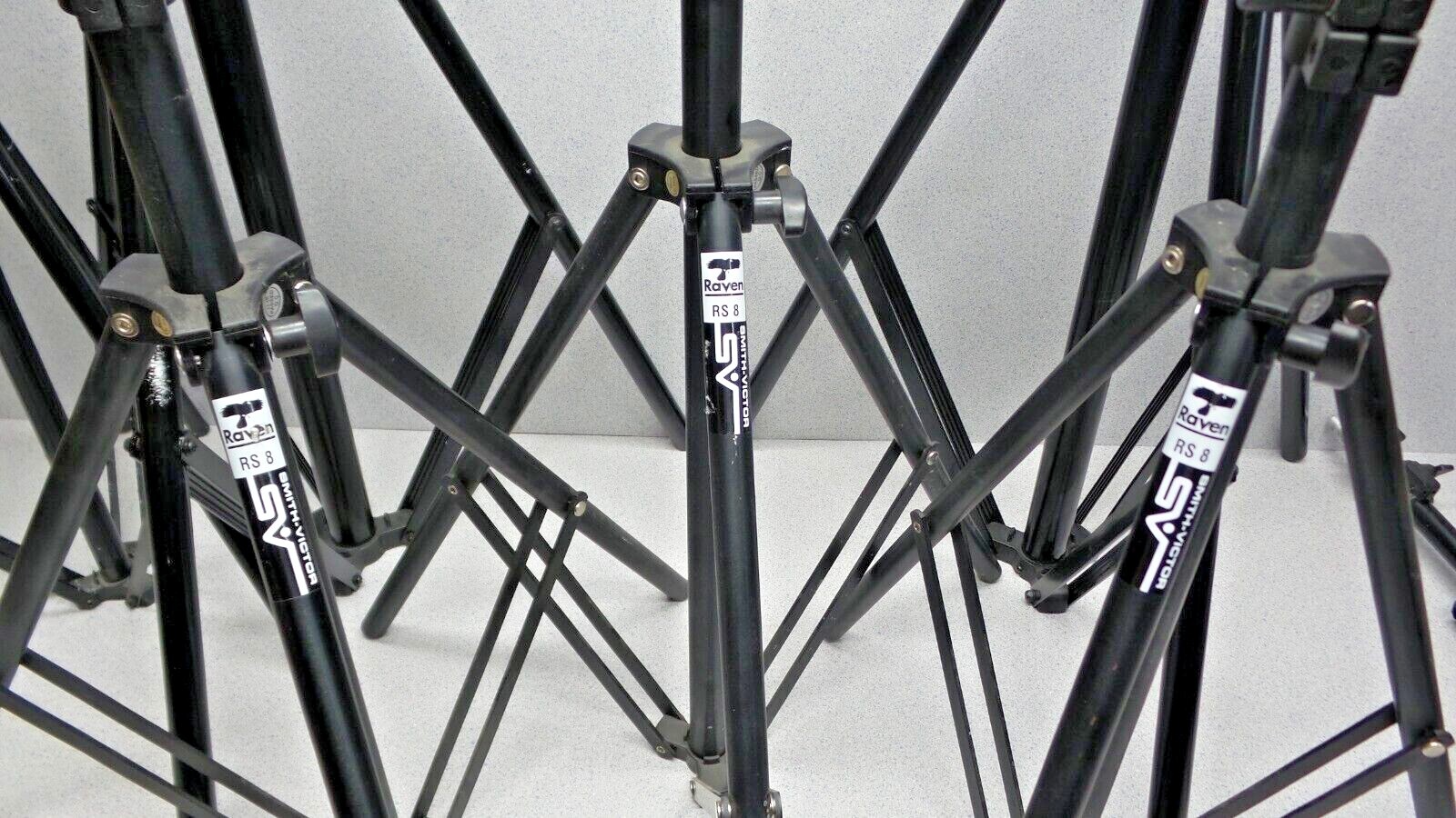 SMITH-VICTOR Aluminum Light Stand RS8 - LARGE LS Telescoping Max.