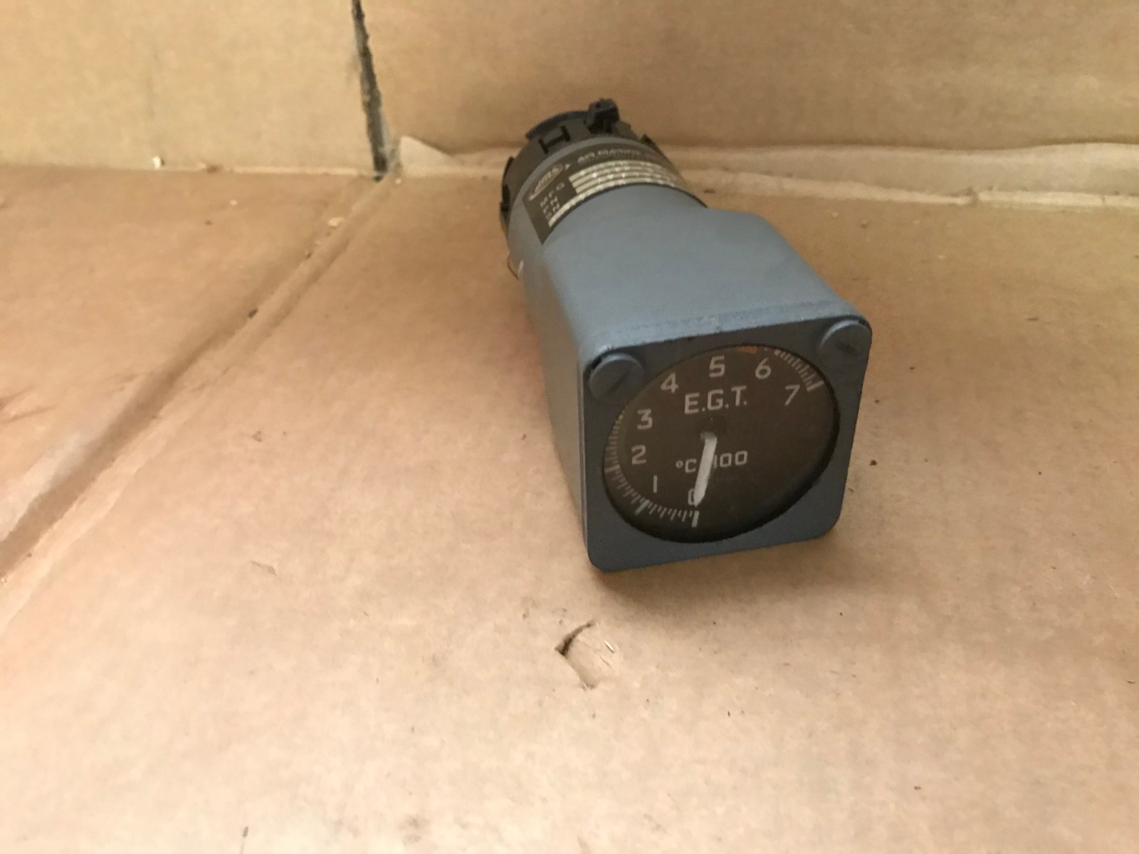 Smith S485-1-13 Exhaust Gas Temperature EGT Indicator Gauge - Overhauled in 1992