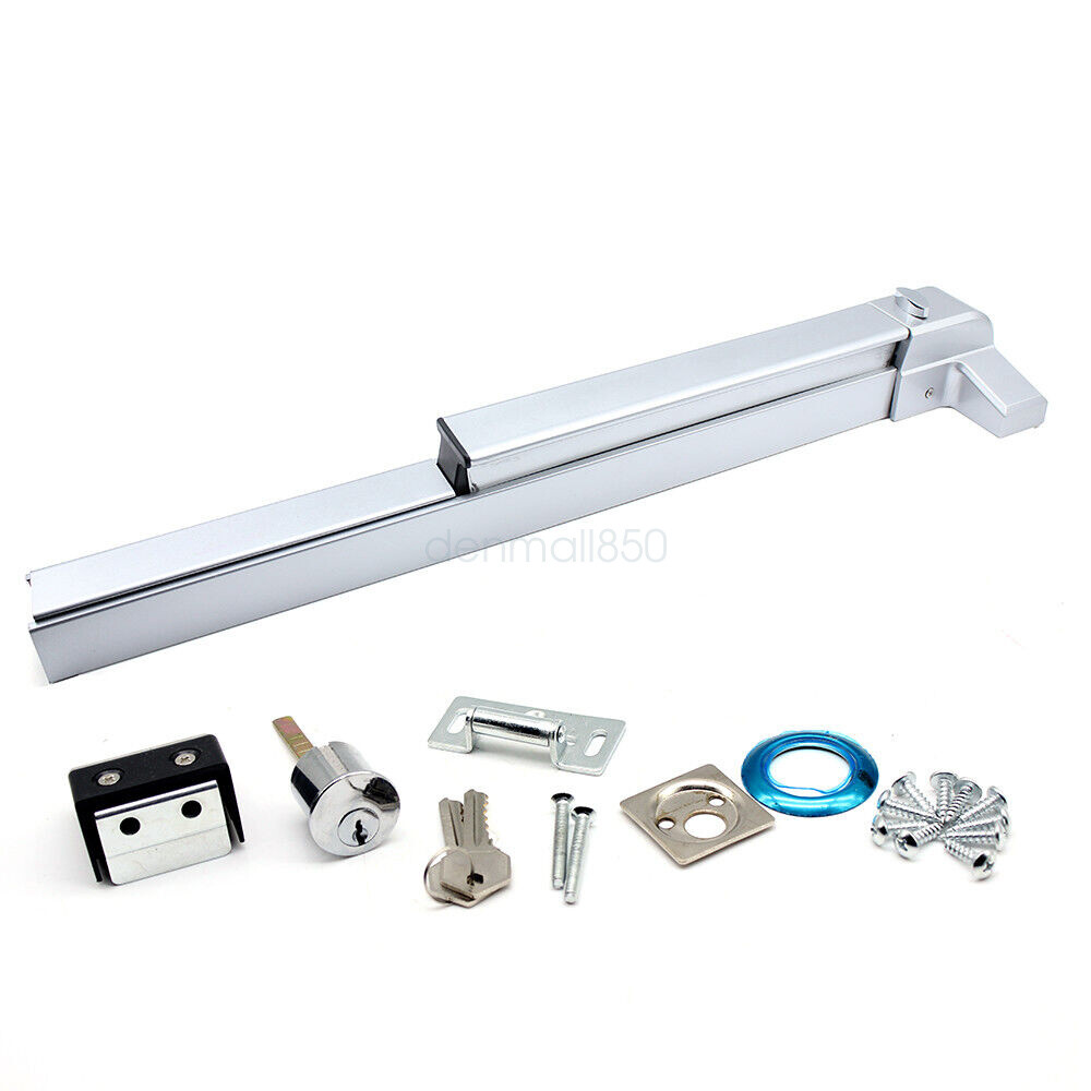 Door Push Bar Panic Heavy Duty Commercial Rim Exit Device Emergency Hardware New