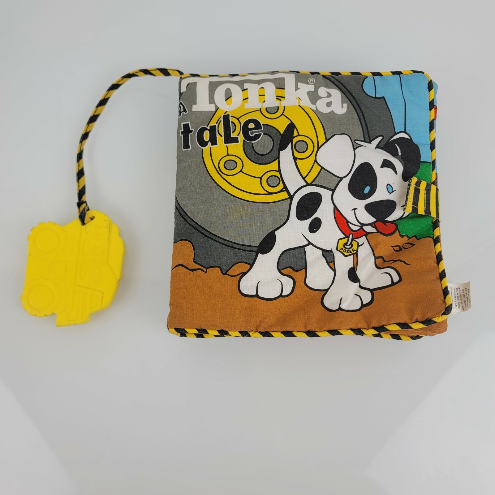 Tonka Tale Baby Toddler Soft Cloth Book Construction Trucks Dalmatian Dog Teethe