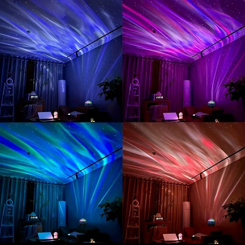 RGB Galaxy Star Projector Ocean Wave Lamp USB Remote