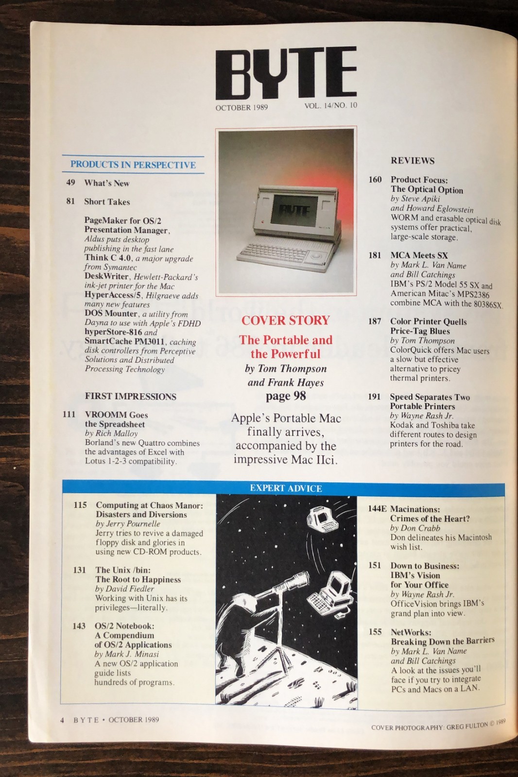 Byte Magazine October 1989