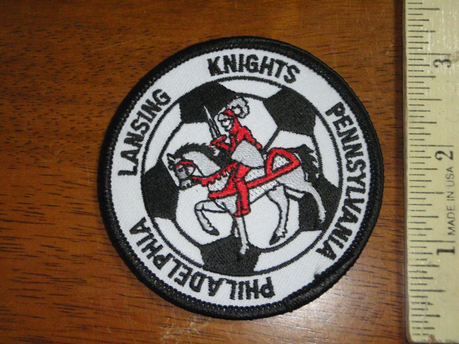 PHILADELPHIA LANSING KNIGHTS MILITARY HORSE CALVERY PATCH   BX A 49