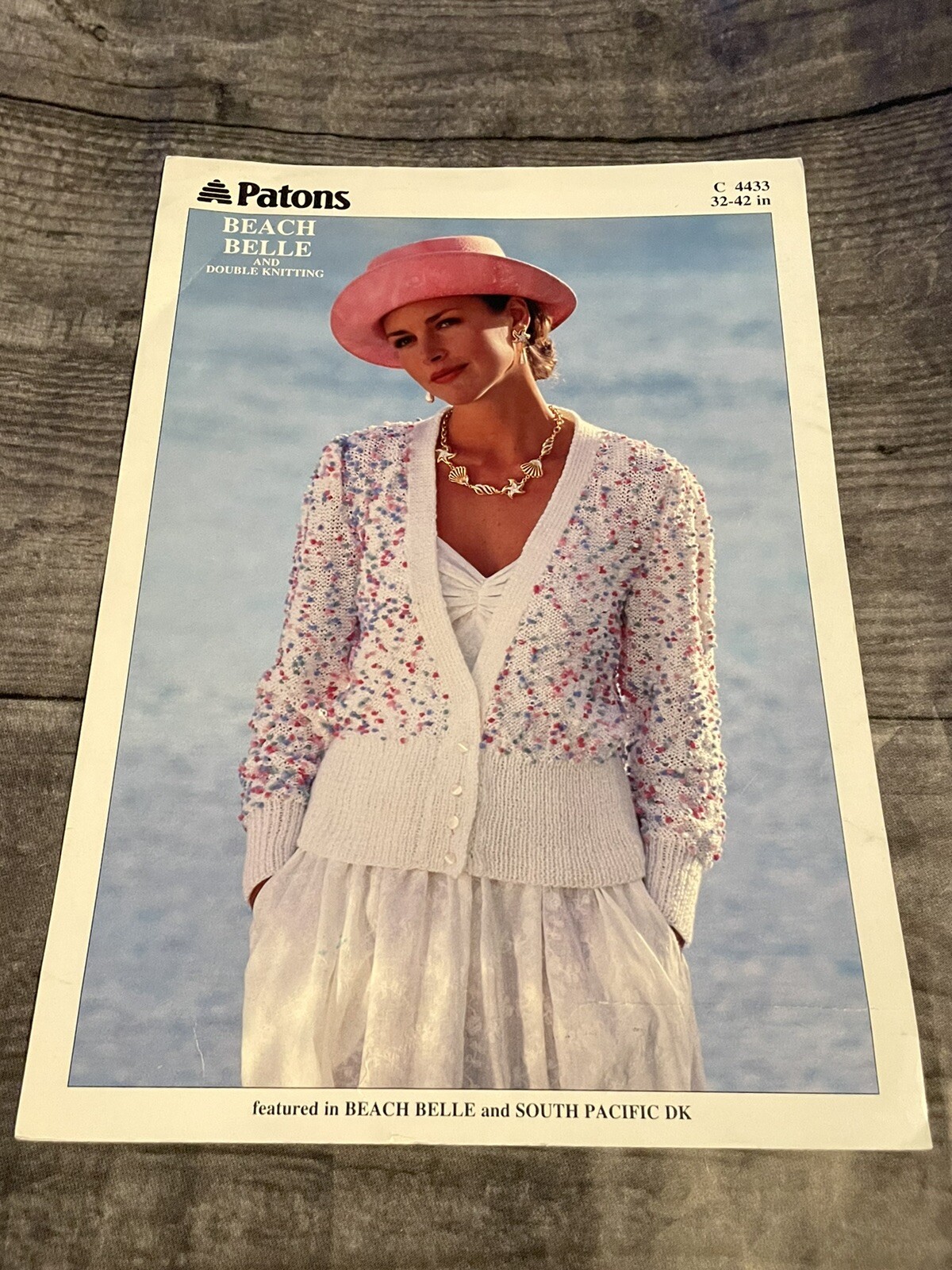 Patons Beach Belle Cardigan Knitting Pattern