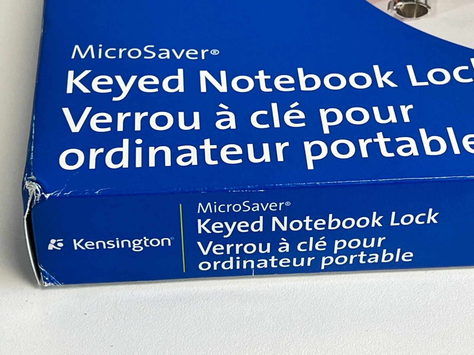 PP12: 2x Kensington MicroSaver Notebook Security Cable W Key Lock #906-2592-02