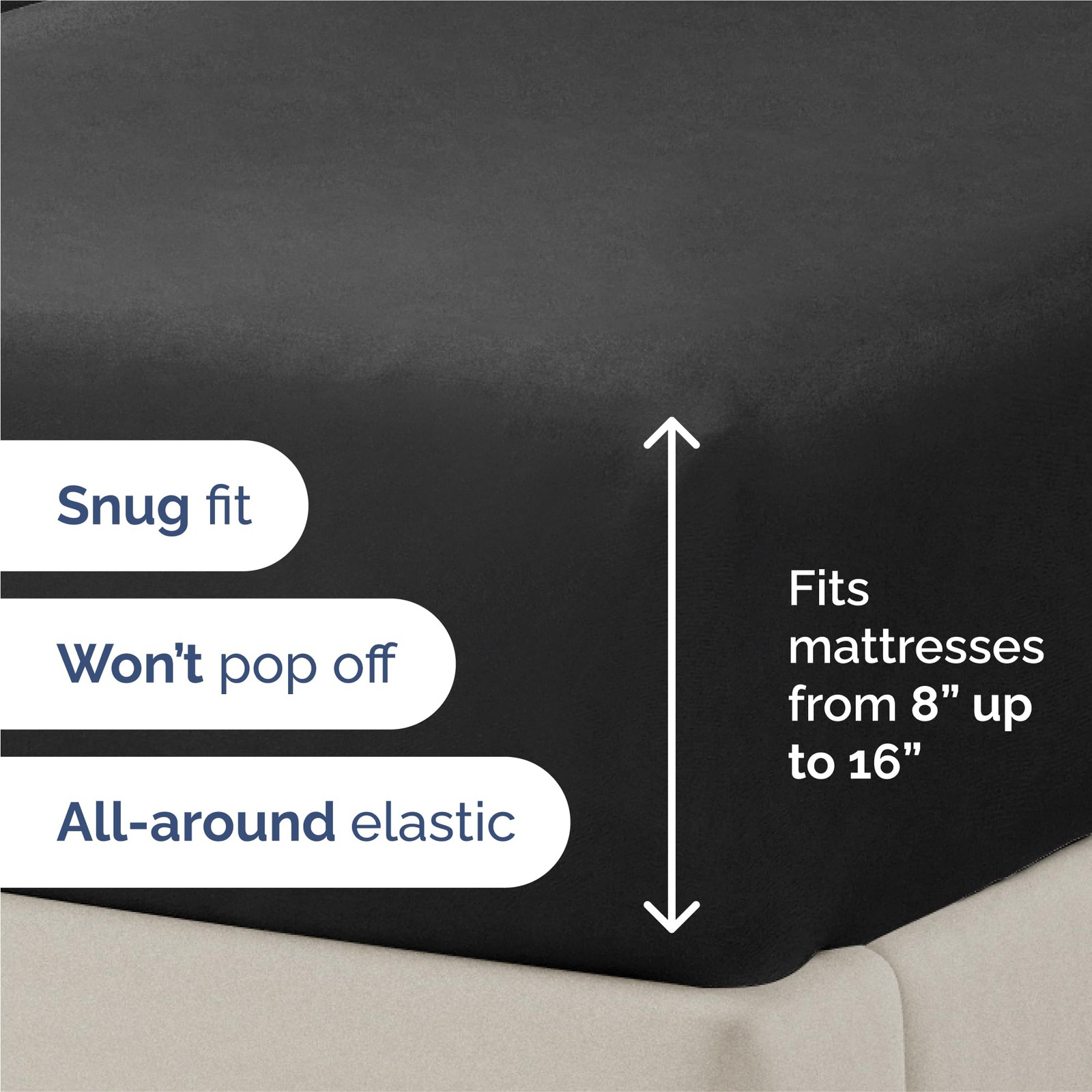 King Size 4 Piece Sheet Set - Comfy Breathable Cooling Bed Sheets Set - Hote...