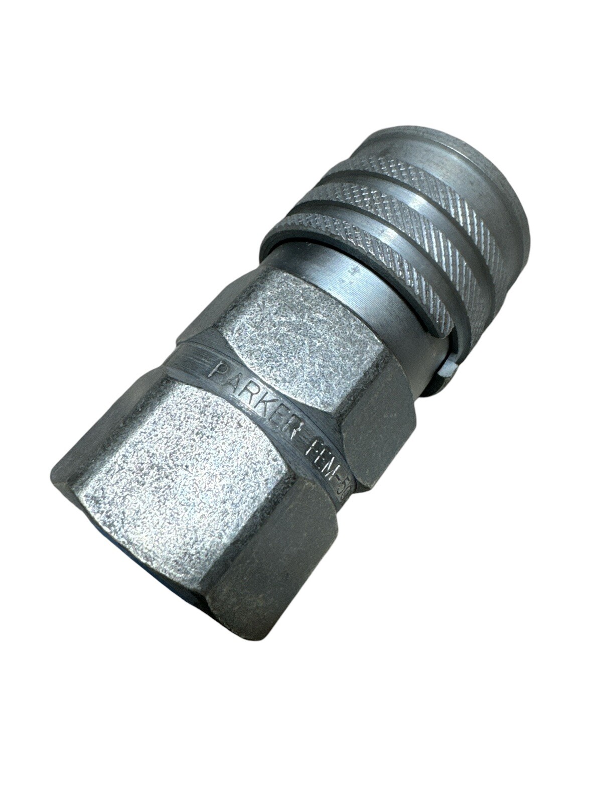 PARKER FEM-501-8FO Hydraulic Quick Coupler,Thread 3/4"-16 785RP0