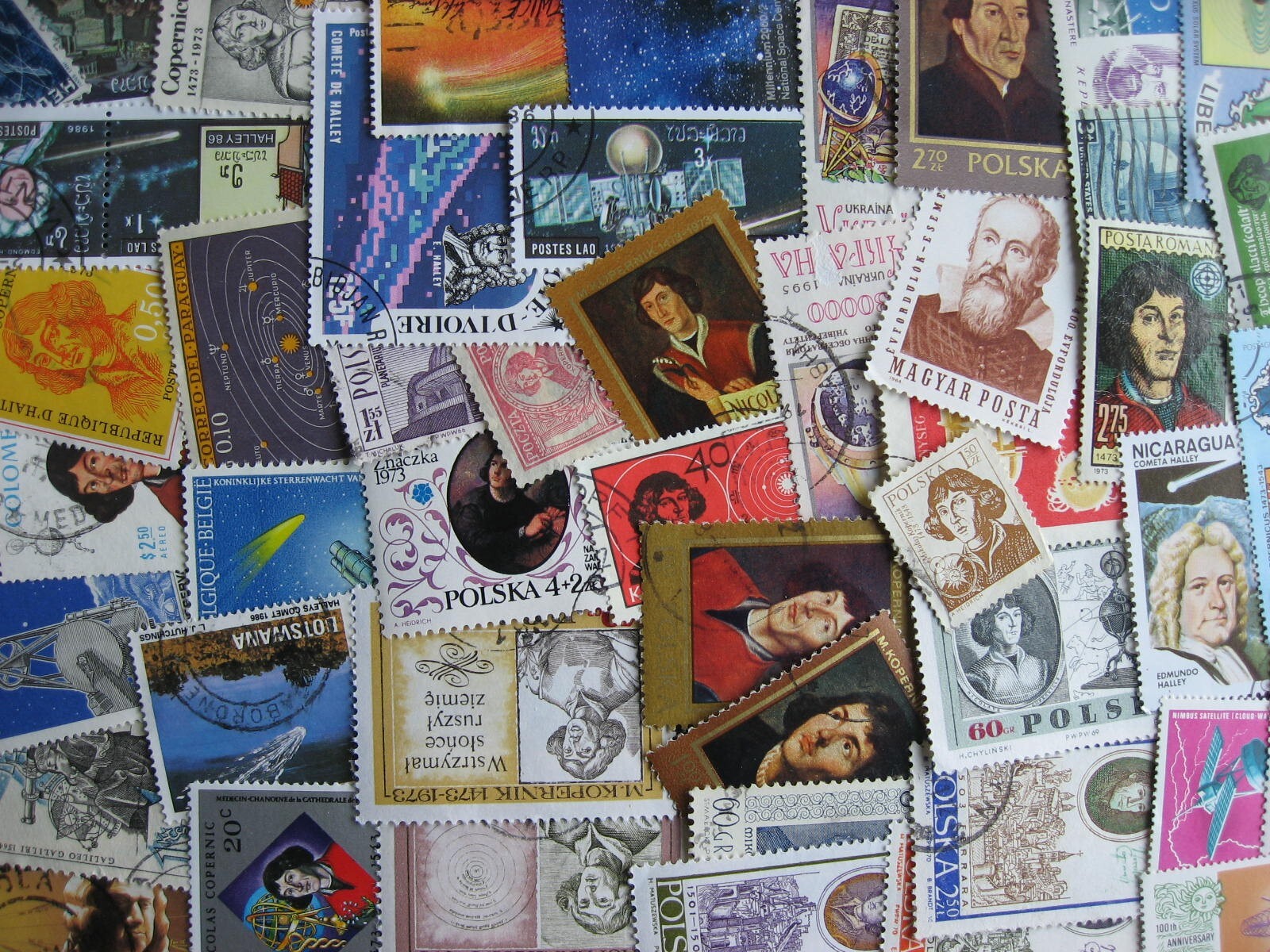 Topical hoard breakup 50 Astronomy, Astronomers. Mixed condition, few duplicates