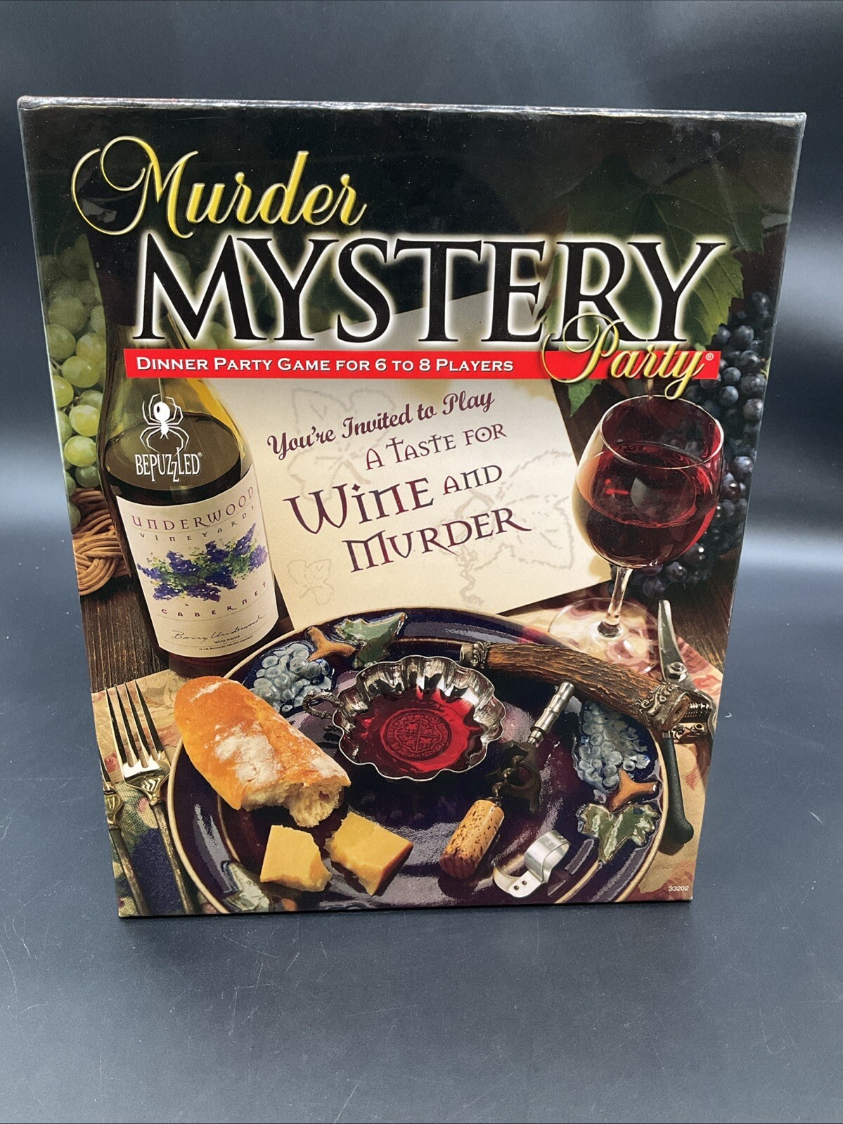 Murder Mystery Dinner Party Game A Taste for Wine and Murder 6-8 Adult Players