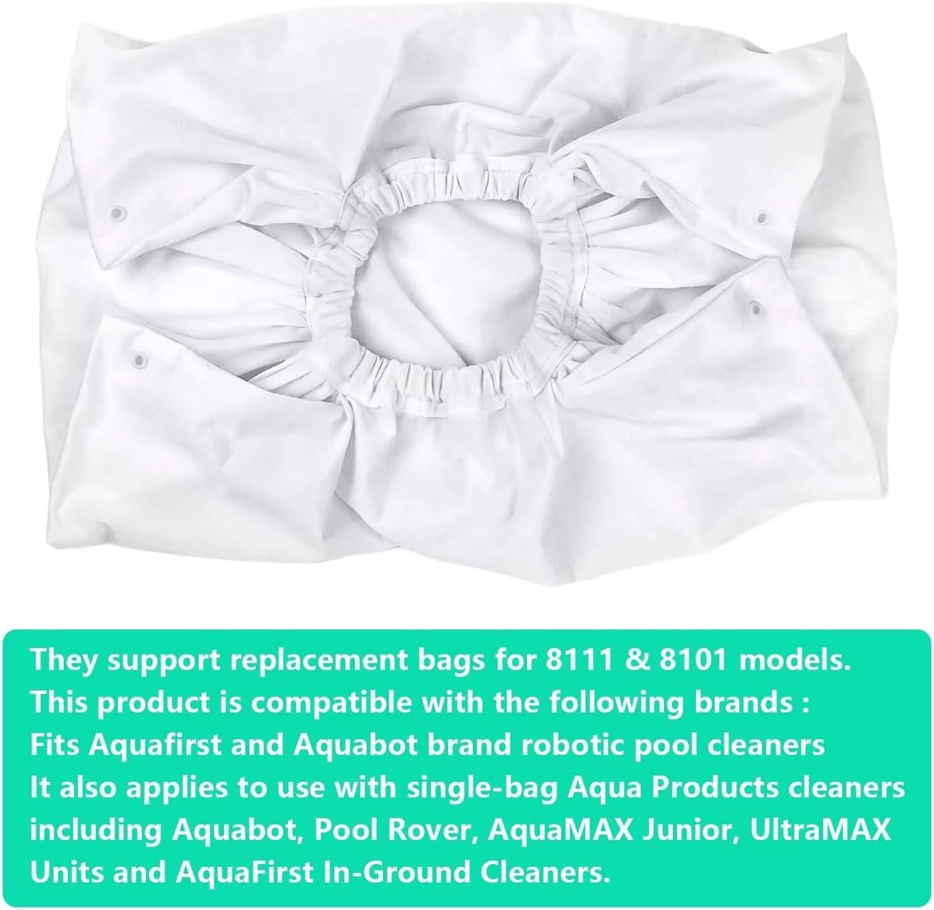 Pokin Pool Cleaner Replacement Fine Filter Bag Compatible with Aquabot...