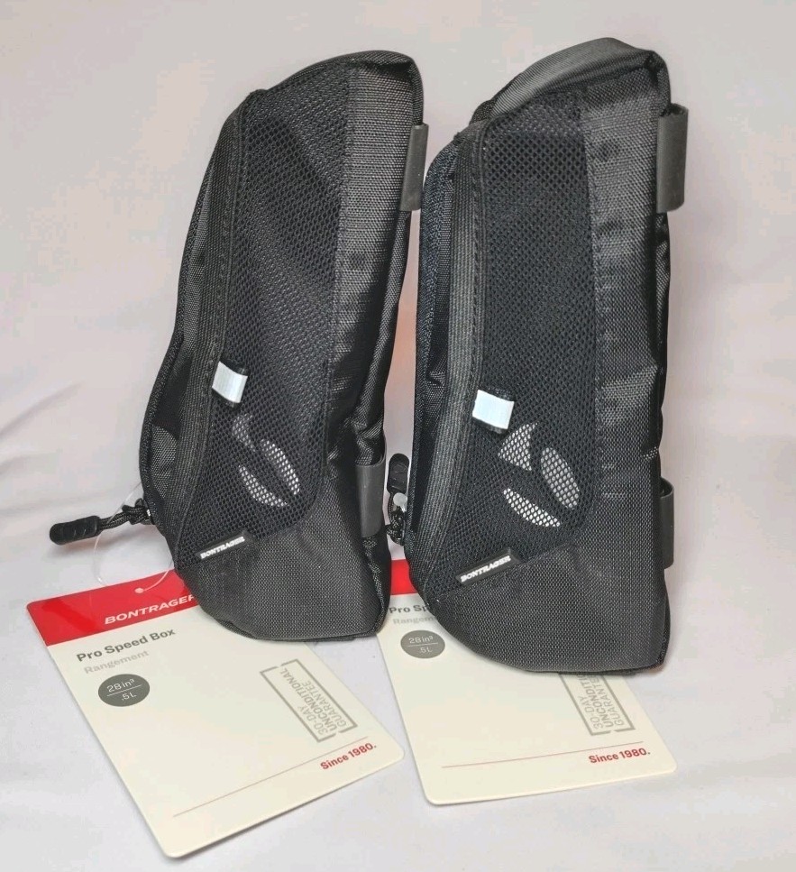 2 PACK Bontrager Pro Speed Box Compact Bike Frame Storage Bag .5L Capacity