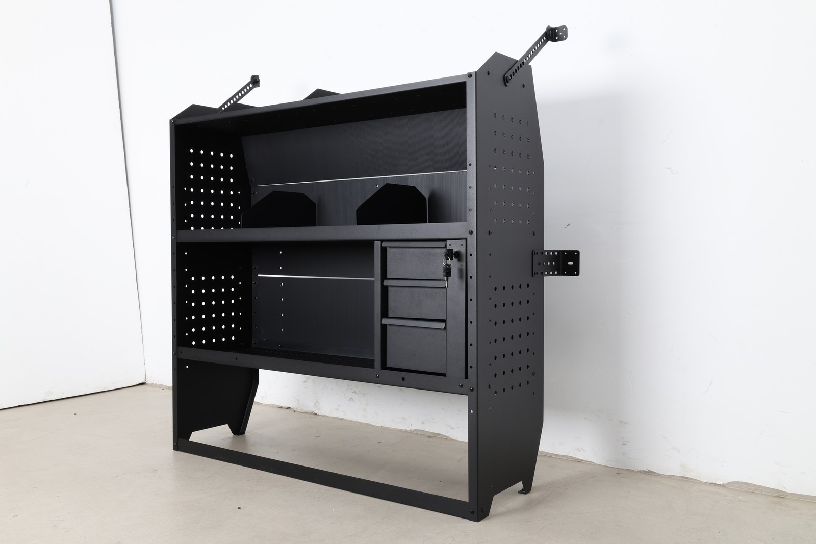 42"Wx43"Hx13"D Van Shelving for Ford Transit Connect,Ram Promaster City w/drawer