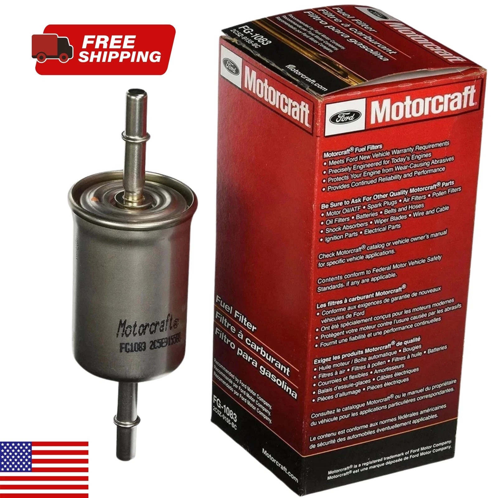 OEM Motorcraft FG-1083 Fuel Filter 2C5Z-9155-BC Ford 2003-2023 New