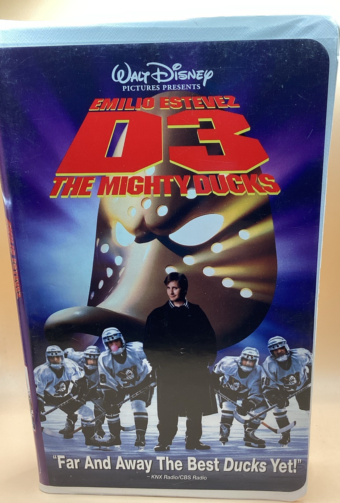 D3: The Mighty Ducks VHS Clamshell Emilio Estevez Acceptable-G *Buy 2 Get 1*