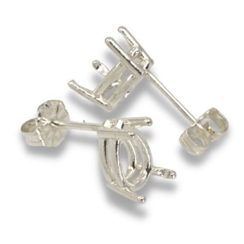 Pear Pre-notched Earring Mountings