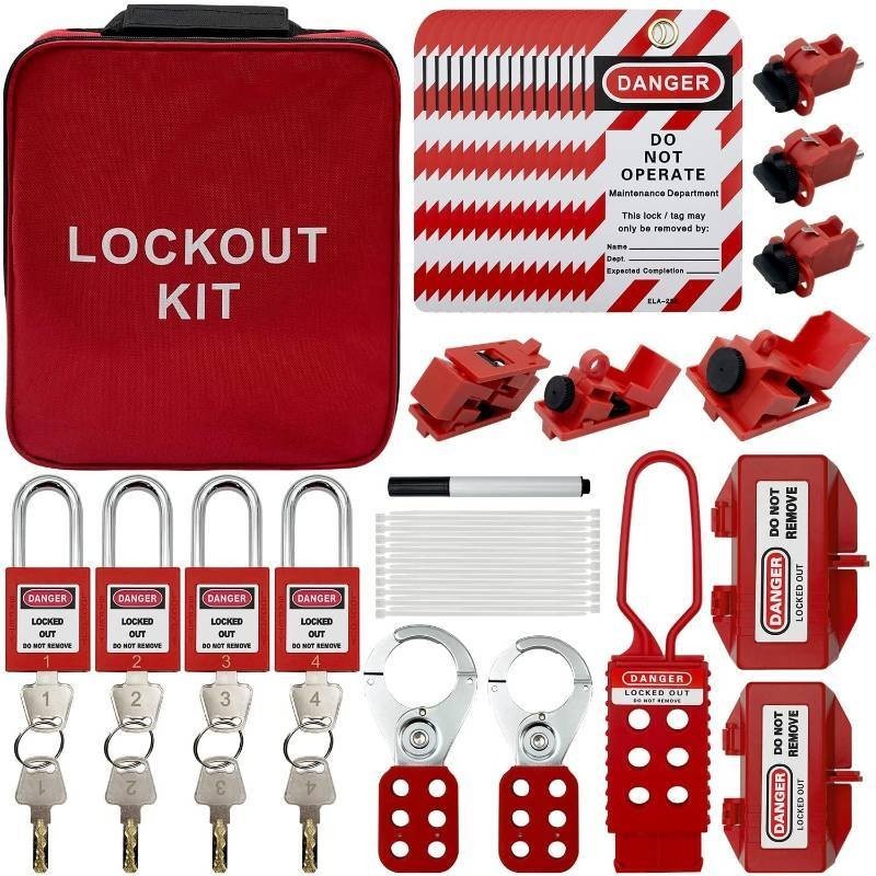 Lockout Tagout Kit Electrical Loto - Clamp-On Circuit Breaker Lockout