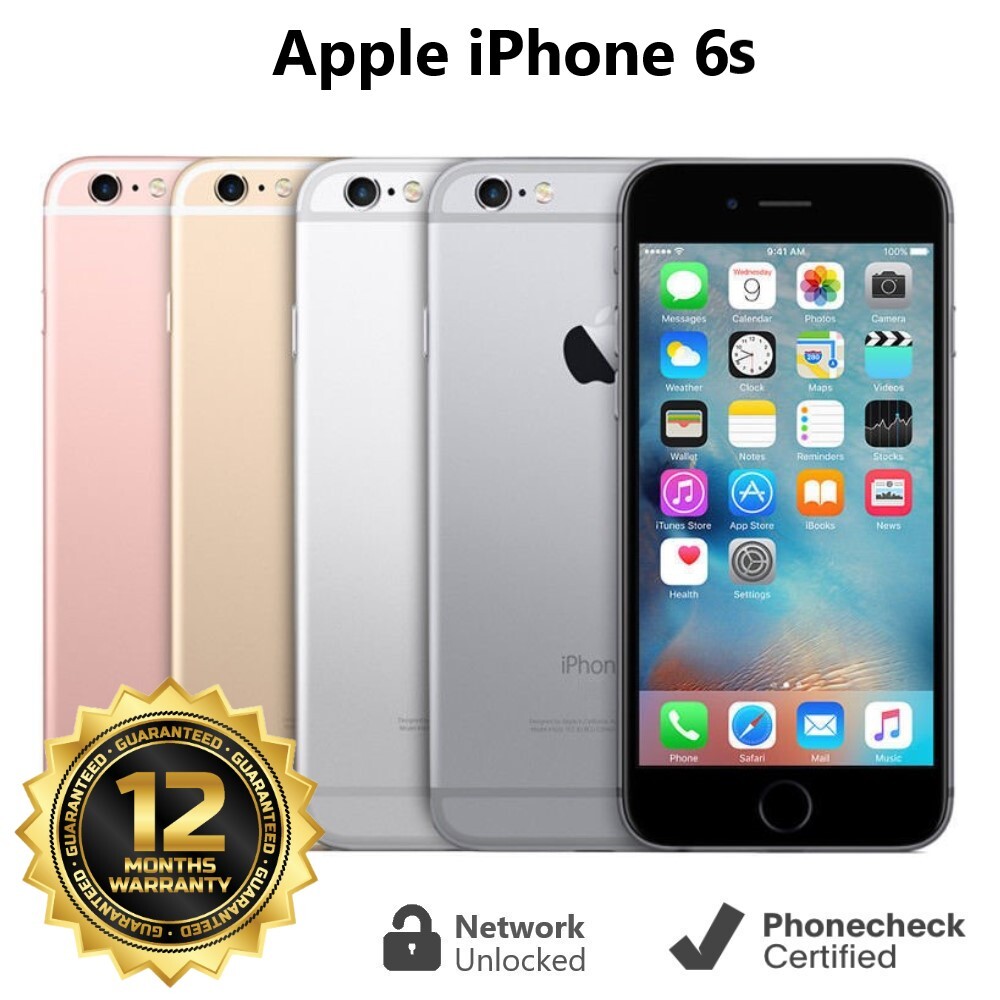 Apple iPhone 6S - 16GB | 32GB | 64GB | 128GB (Unlocked) Smartphone - Very Good