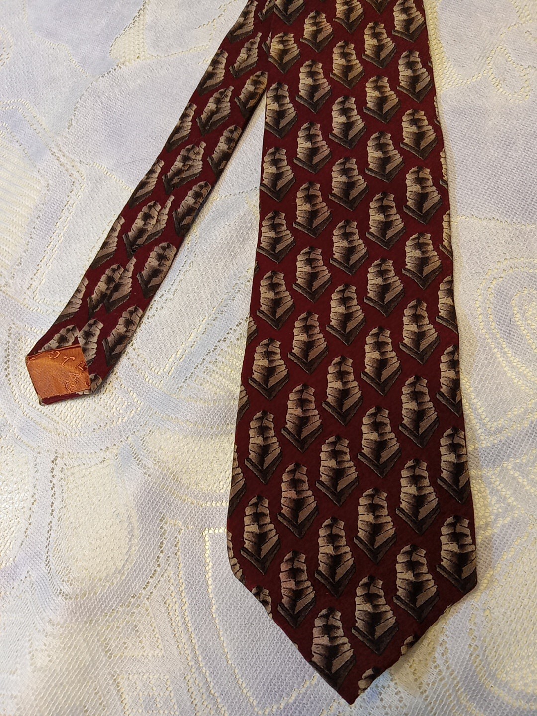 Jerry Garcia Vintage Silk Tie Grateful Dead Desert Storm Collectible Stonehenge