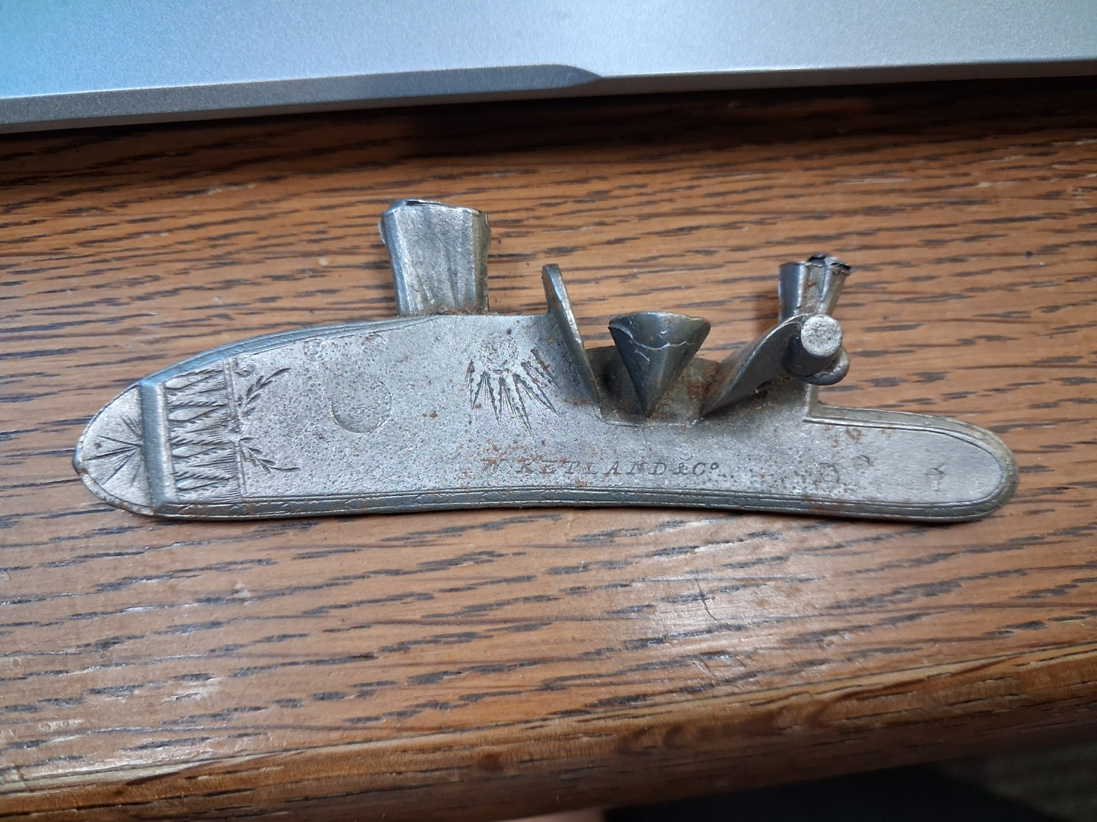 W. Ketland & Co flintlock lock plate casting 4 3/16"