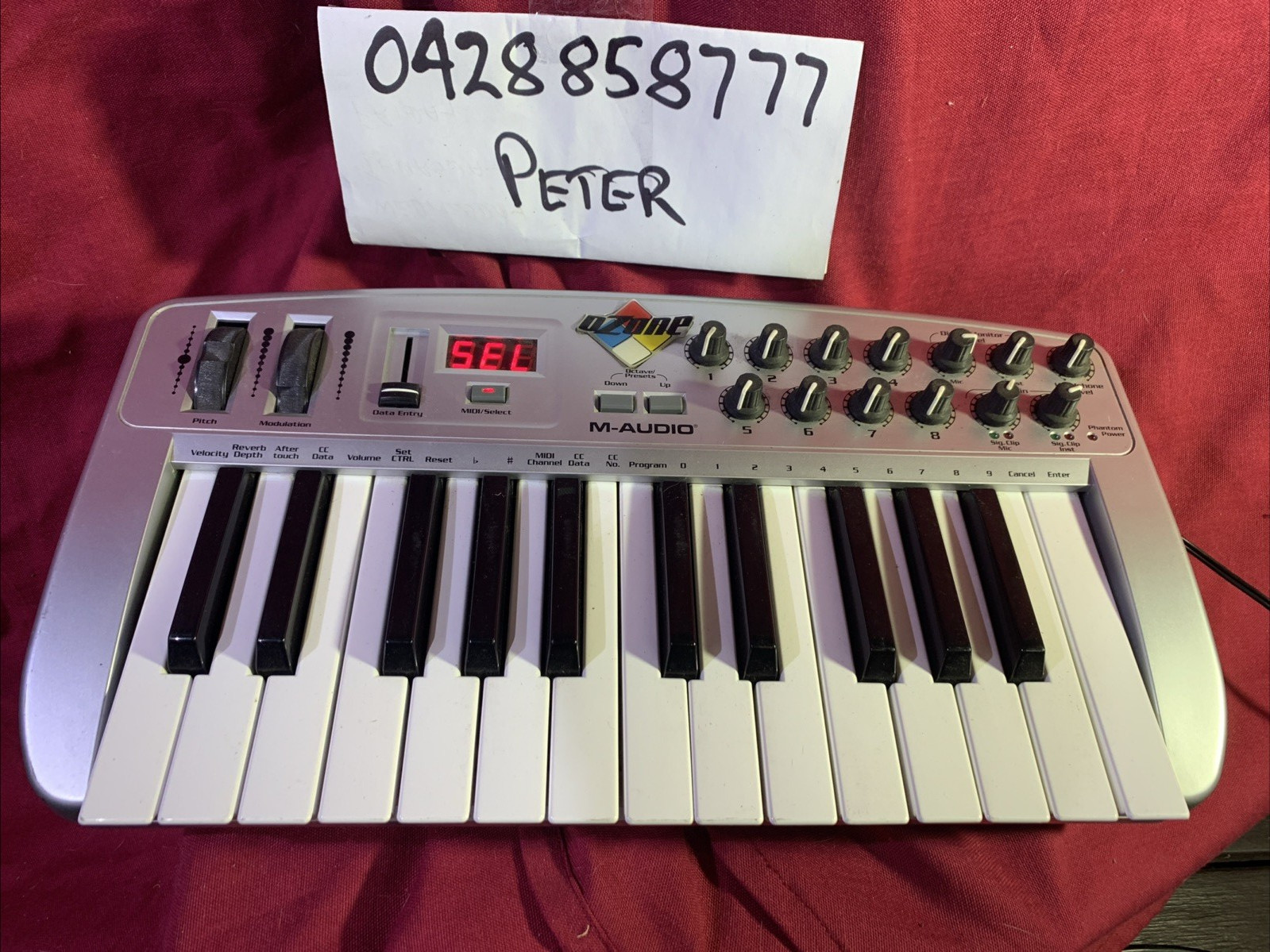 M Audio Ozone MIDI Keyboard Controller