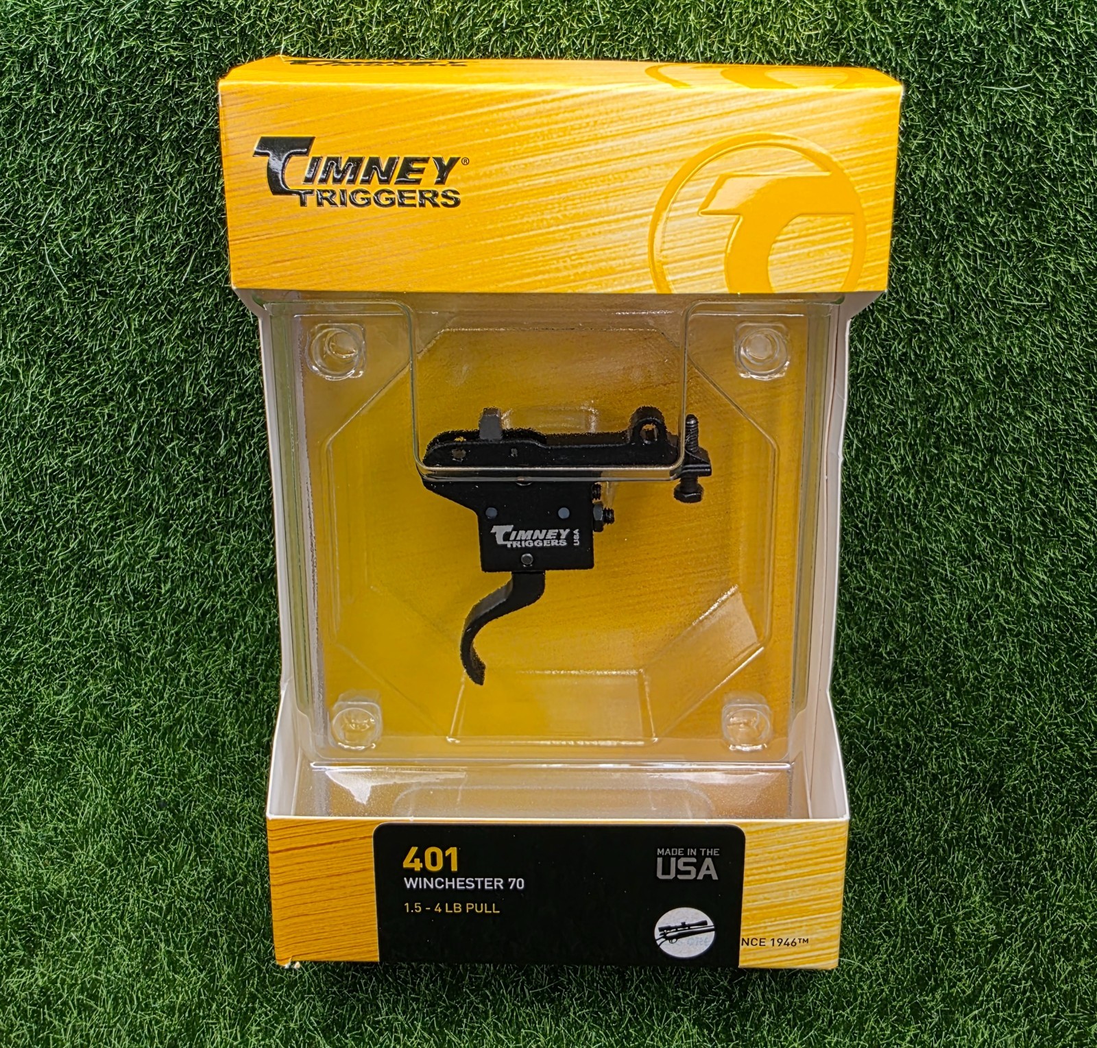 Timney Winchester Model 70 Adjustable Steel Trigger 1.5-4lbs, Black - 401