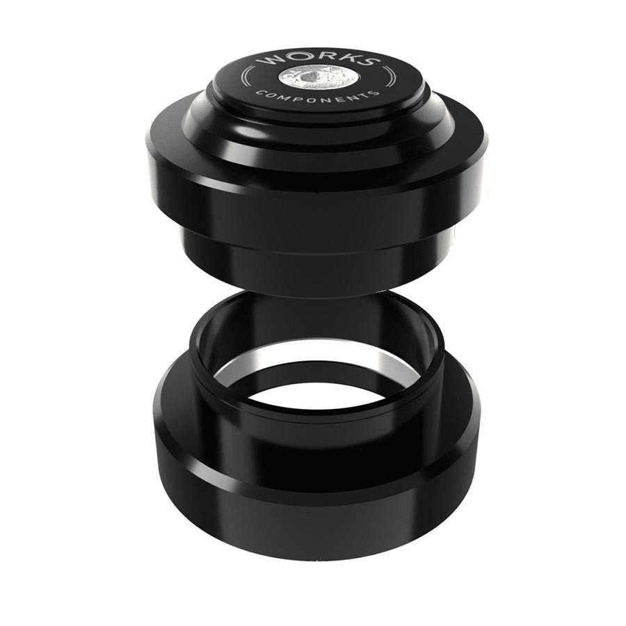 Works Components 1.5 EC44-EC44 Tapered Headset - 7075-T6 Aluminum, Black