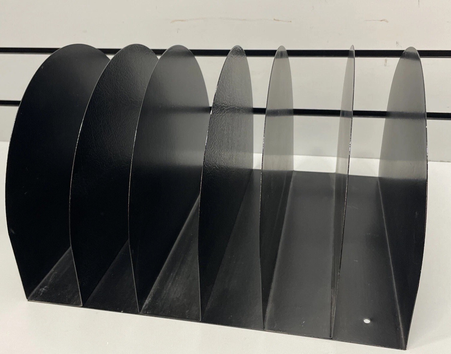 Vintage  Black Metal Industrial Vertical File Sorter /Organizer - Buddy 2560