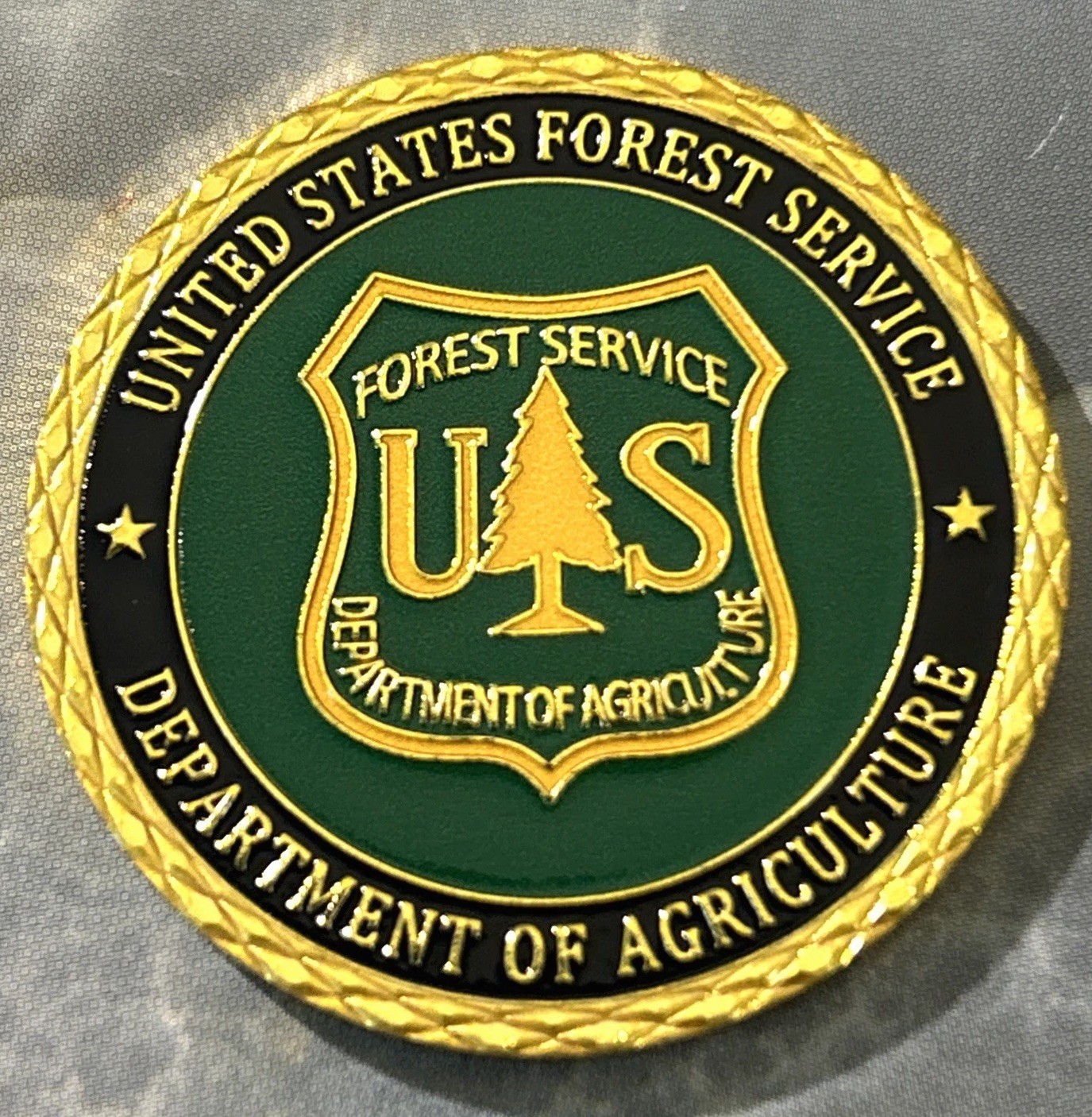 US FOREST SERVICE-DEPT OF AGRICULTURE USFS Challenge Coin