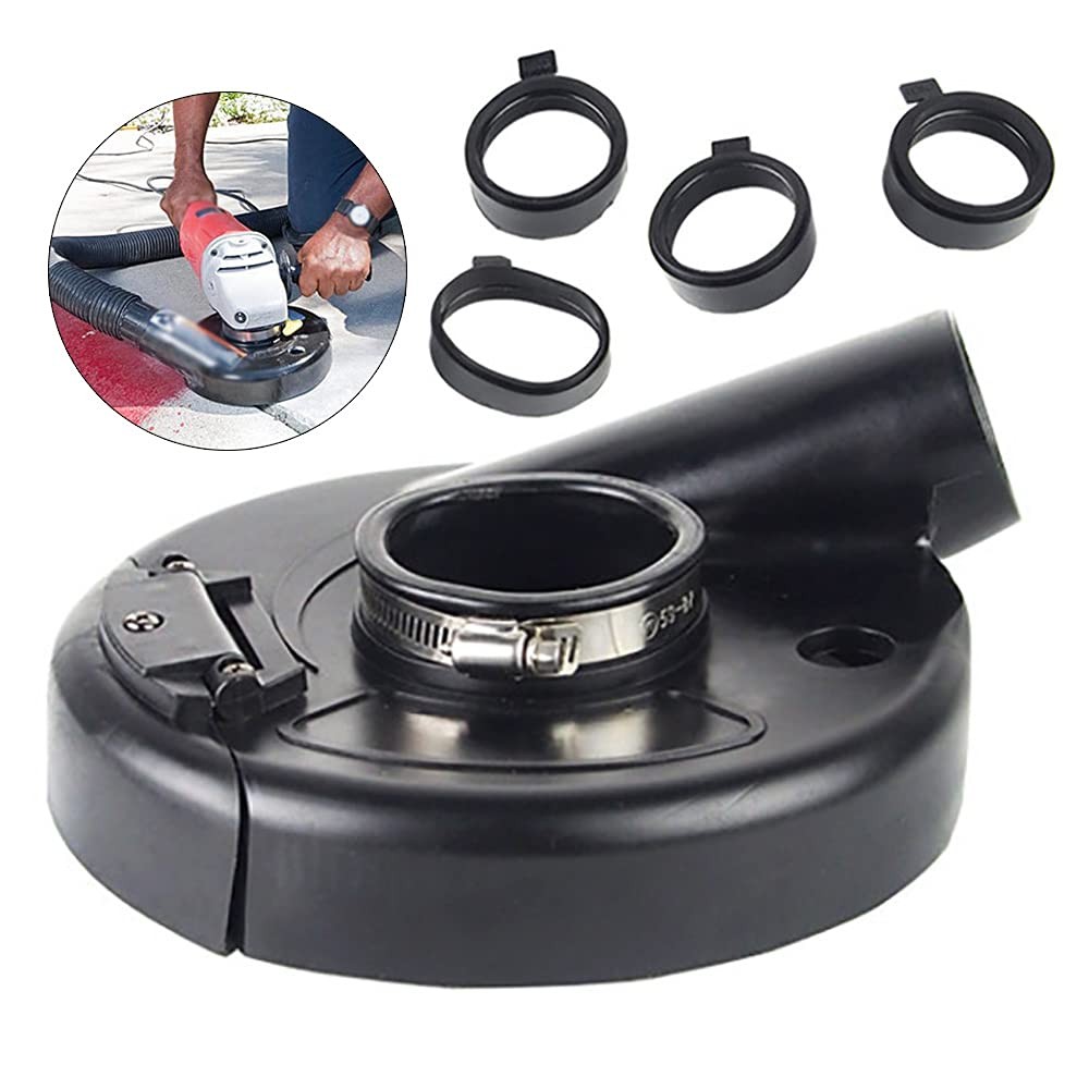 Universal Surface,Angle Grinder Dust Shroud 7 Inch - Dust Cover Collector