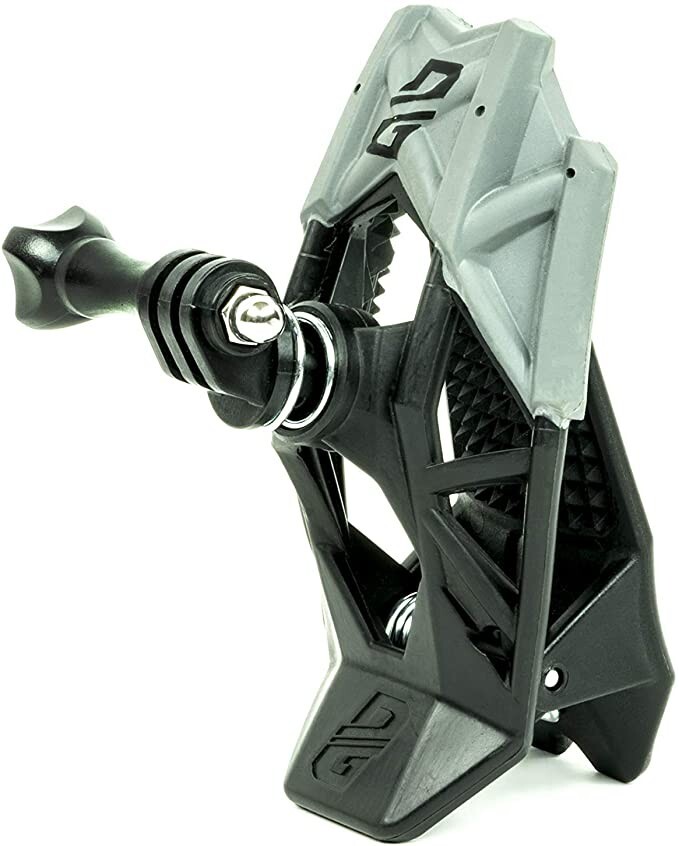 Dango Design Gopro Universal Helmet Gripper Clip Mount Holder Go Pro Black/Grey