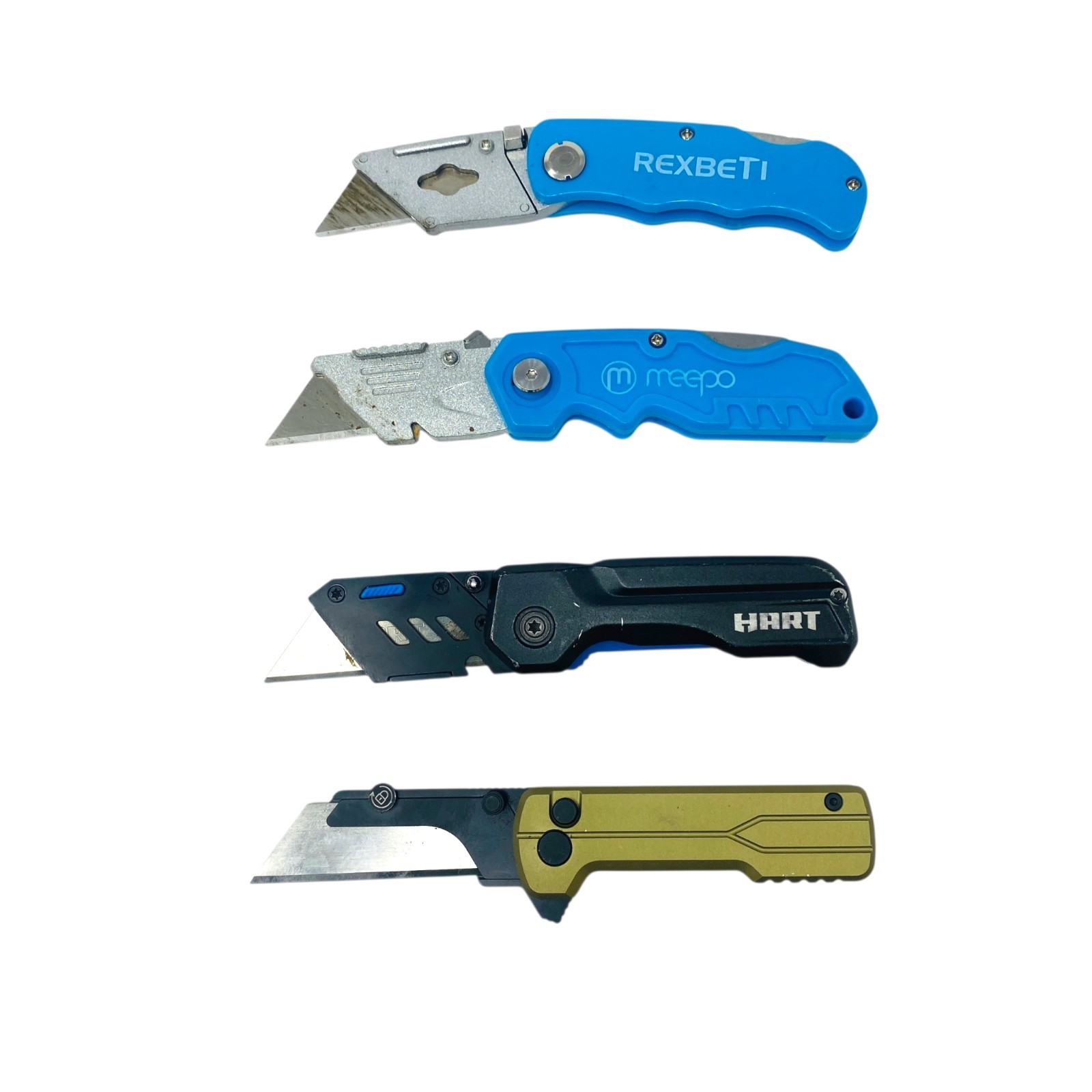 OKNIFE Otacle U1 Ultra Hart Rexbeti Meepo Folding Utility Knives EDC, Lot of 4