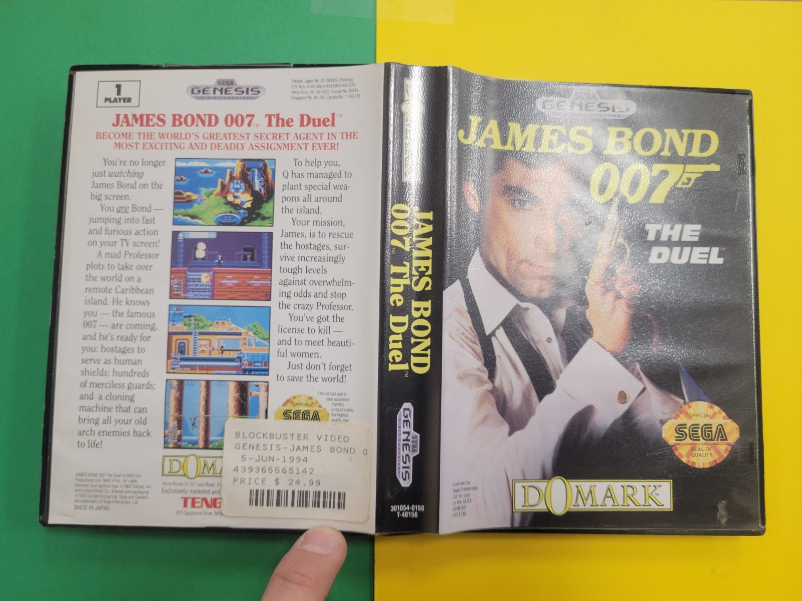 James Bond 007 The Duel Sega Genesis Case Only