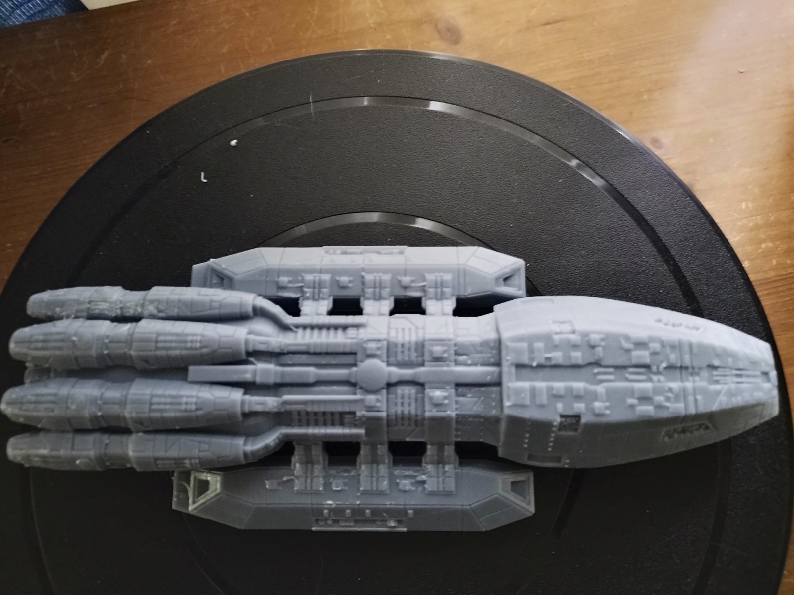 Battlestar Pegasus 3D Resin Print 8.75 " In Length