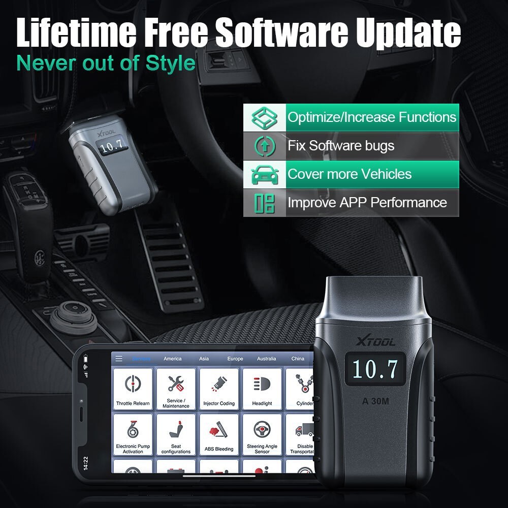 ✅2026 XTOOL A30M V2.0 KIT OBD2 Scanner Wireless Bidirectional Scan Tool FCA