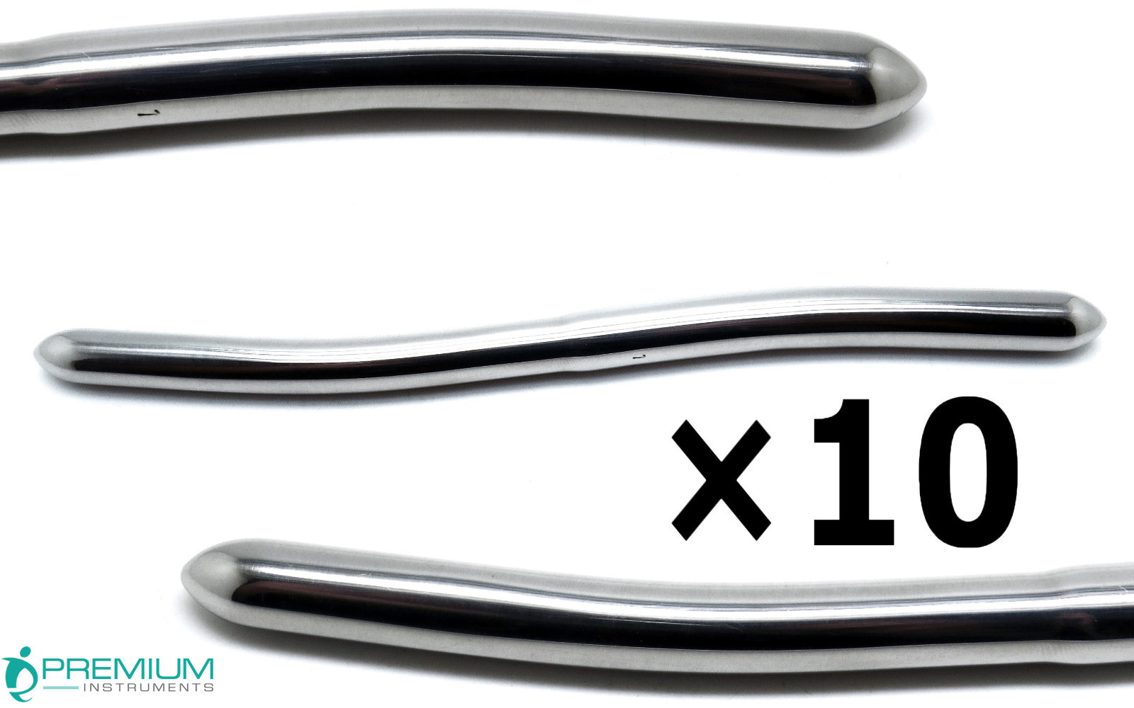 10× Hegar Uterine Dilators Gynecology 11mm/12mm Surgical Sound Instruments