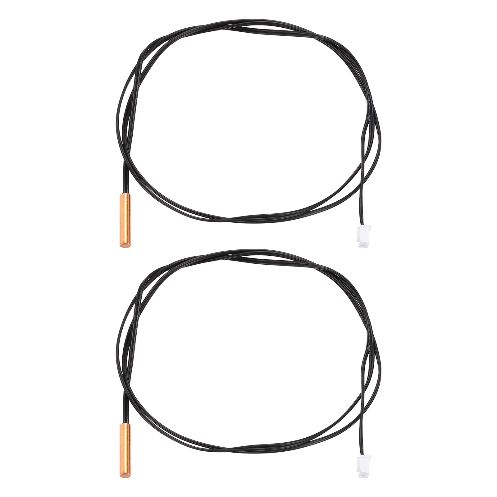 2Pcs 15K NTC Thermal Sensor Probe, 39.4" Cylindrical Sensitive Temp Sensor