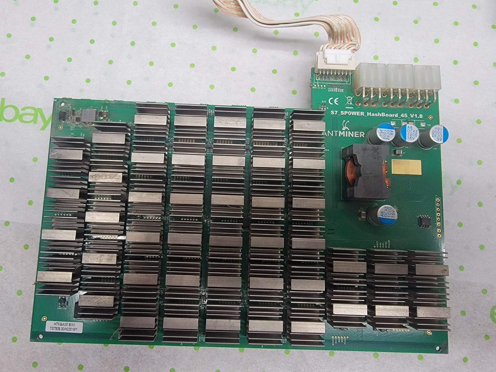 Bitmain Antminer S7 SPOWER HashBoard 45 V1.8 Bitcoin Miner Hash Board