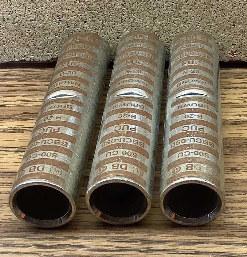 Lot Of 3 BBCU-050 BBCU050 500–CU B-20 Brown