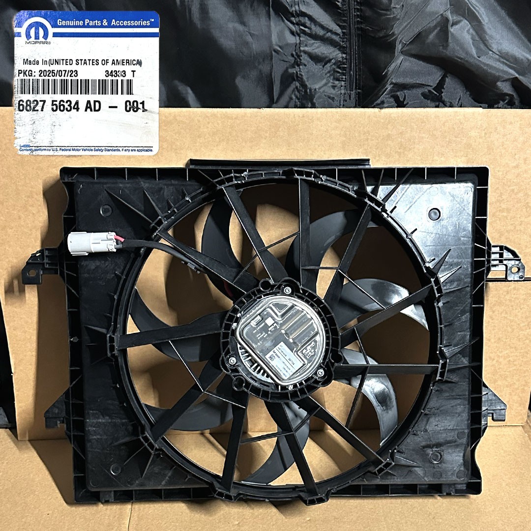 NEW OEM 2019-2025 Ram / Jeep Mopar Radiator Cooling Fan Module Mopar 68275634AD