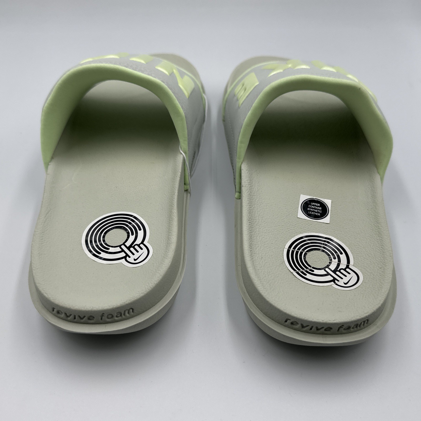 Nike Offcourt Slide - Light Silver / Barely Volt - BQ4632-013 - Women's **NEW**